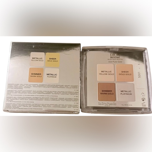 NEW Dior Backstage Glow Face Palette 003 Pure Gold DISCONTINUED - Picture 4 of 4